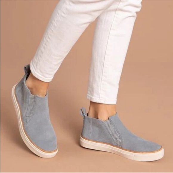 Toms Shoes - Women's TOMS Bryce Stone‎ Grey Sneaker Ankle Boots Women’s Size 8